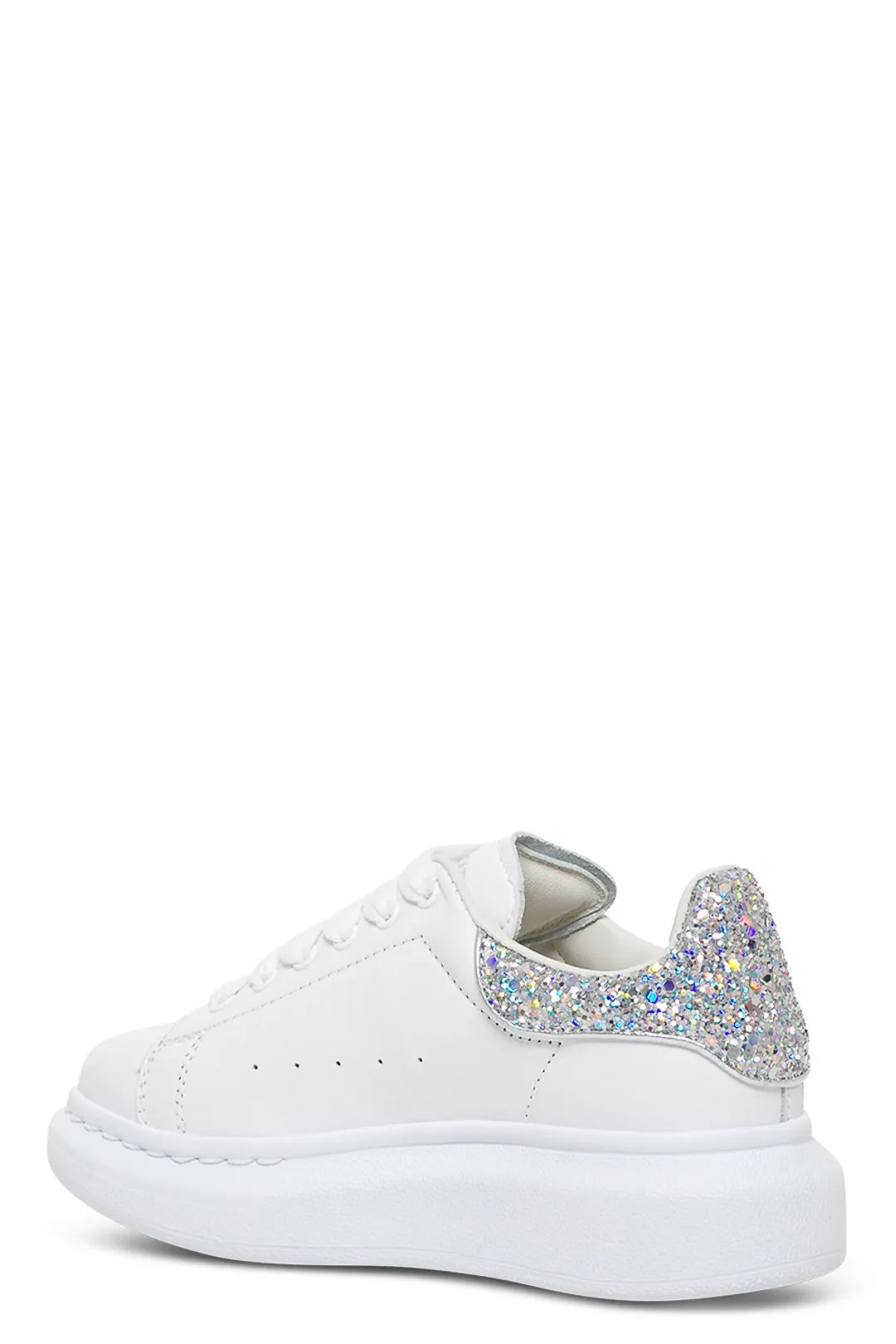 Alexander McQueen Kids Oversized Glittered Sneakers