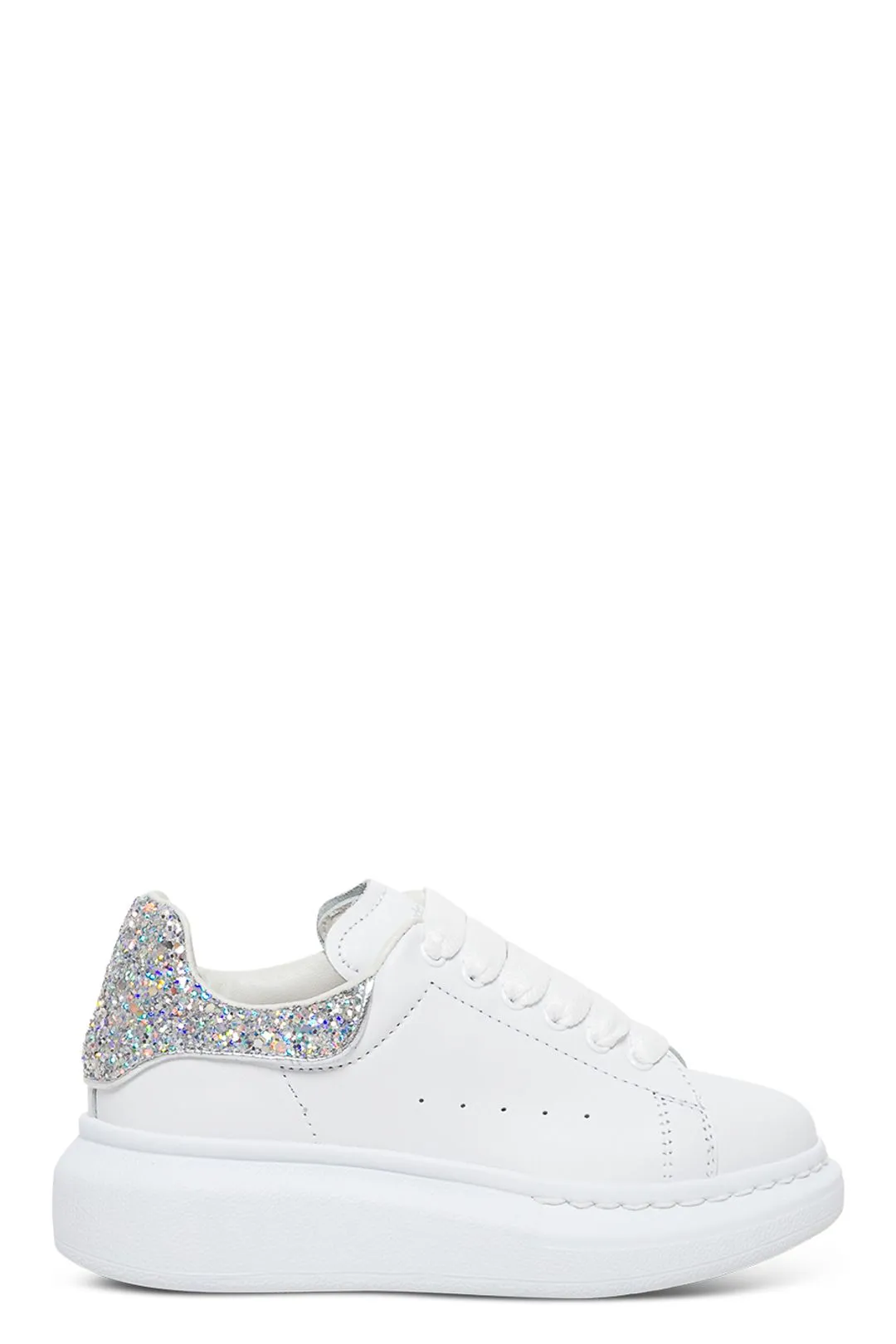 Alexander McQueen Kids Oversized Glittered Sneakers