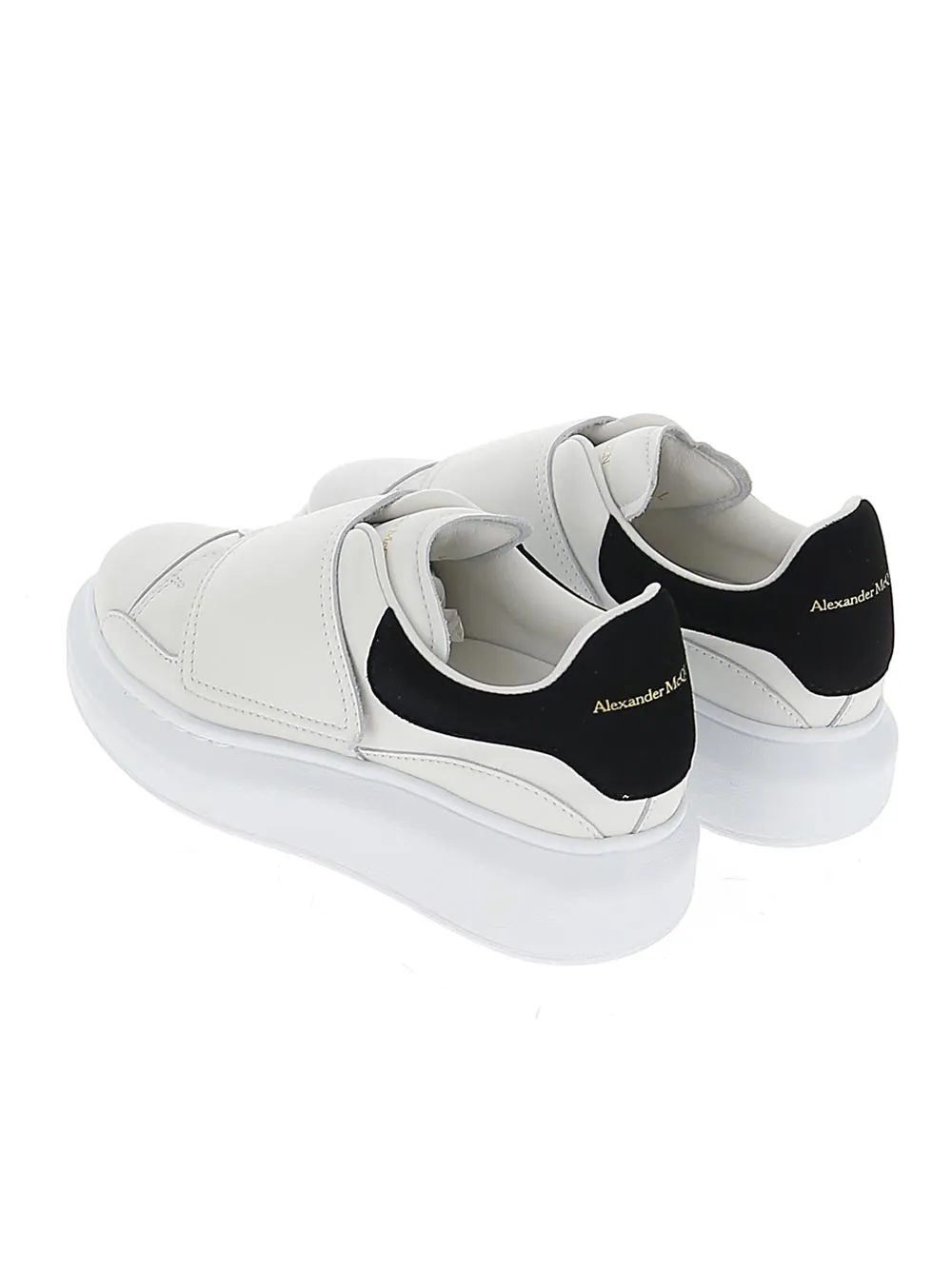 Alexander McQueen Kids Oversized Velcro Strap Sneakers