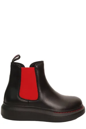 Alexander McQueen Kids Two-Toned Ankle Boots