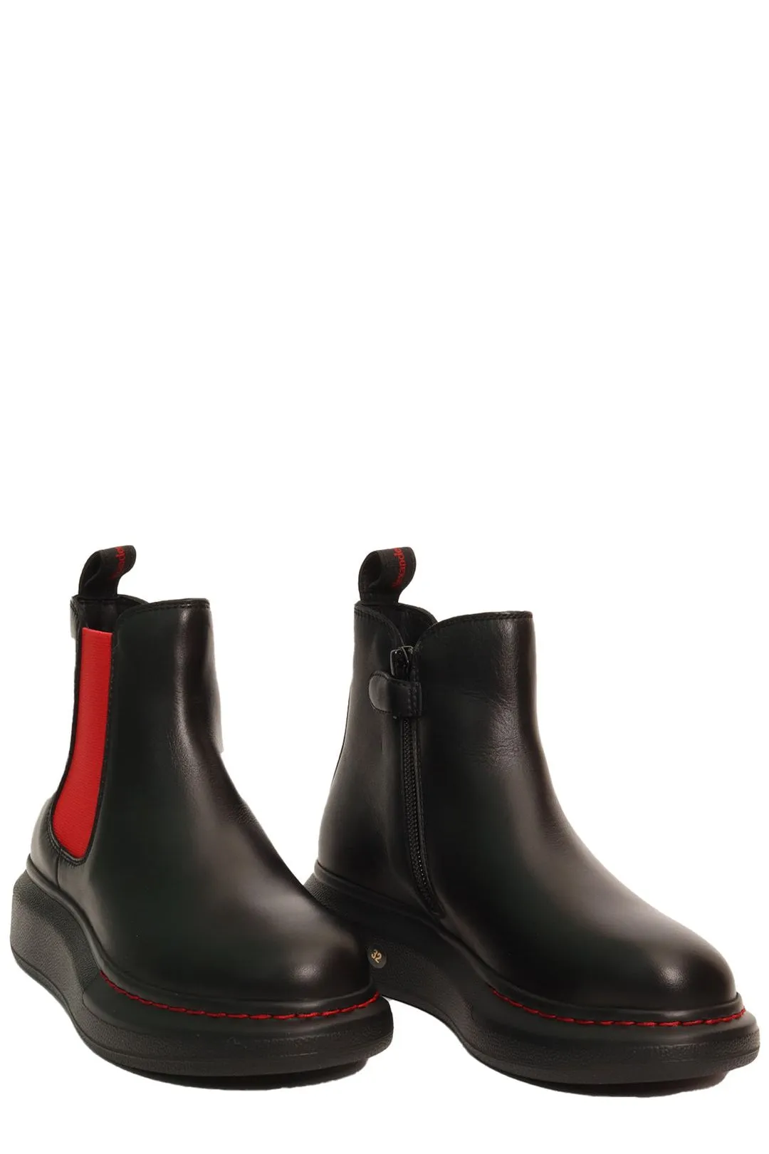 Alexander McQueen Kids Two-Toned Ankle Boots