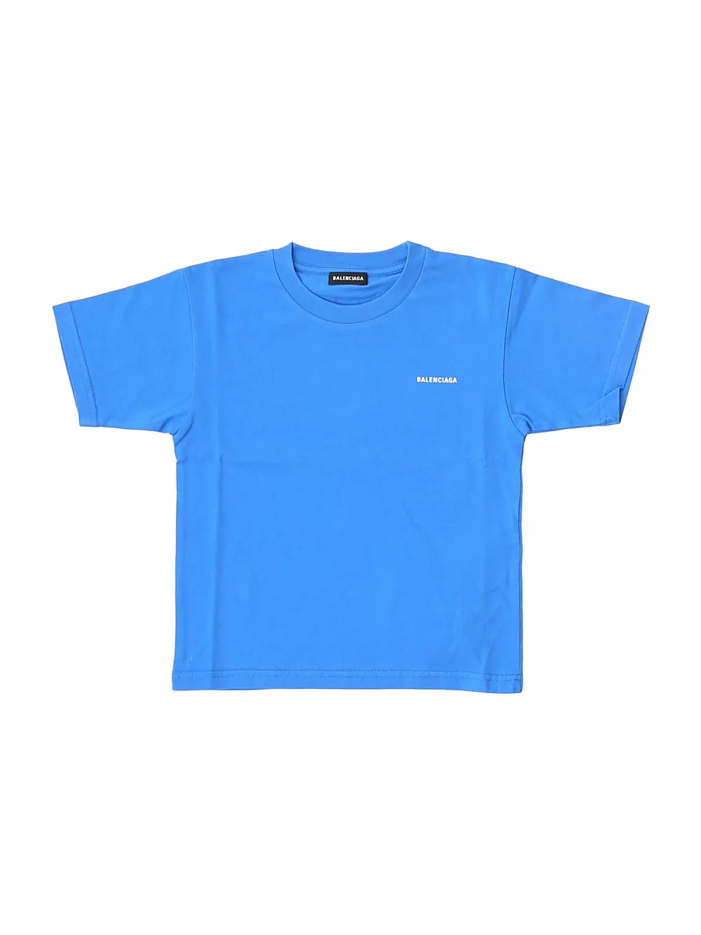 Balenciaga Kids Logo Print Crewneck T-Shirt