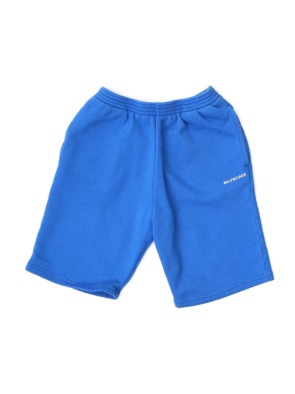 Balenciaga Kids Logo Print Track Shorts