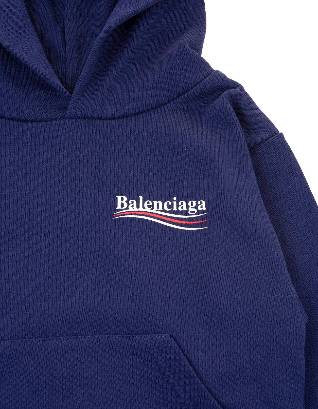 Balenciaga Kids Logo Printed Hoodie