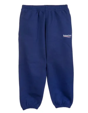 Balenciaga Kids Logo Printed Track Pants