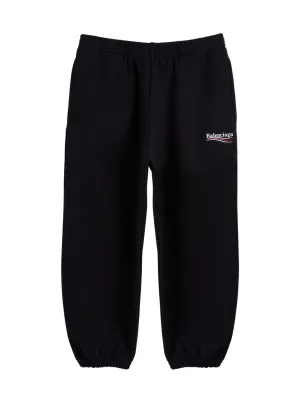 Balenciaga Kids Logo Printed Track Pants