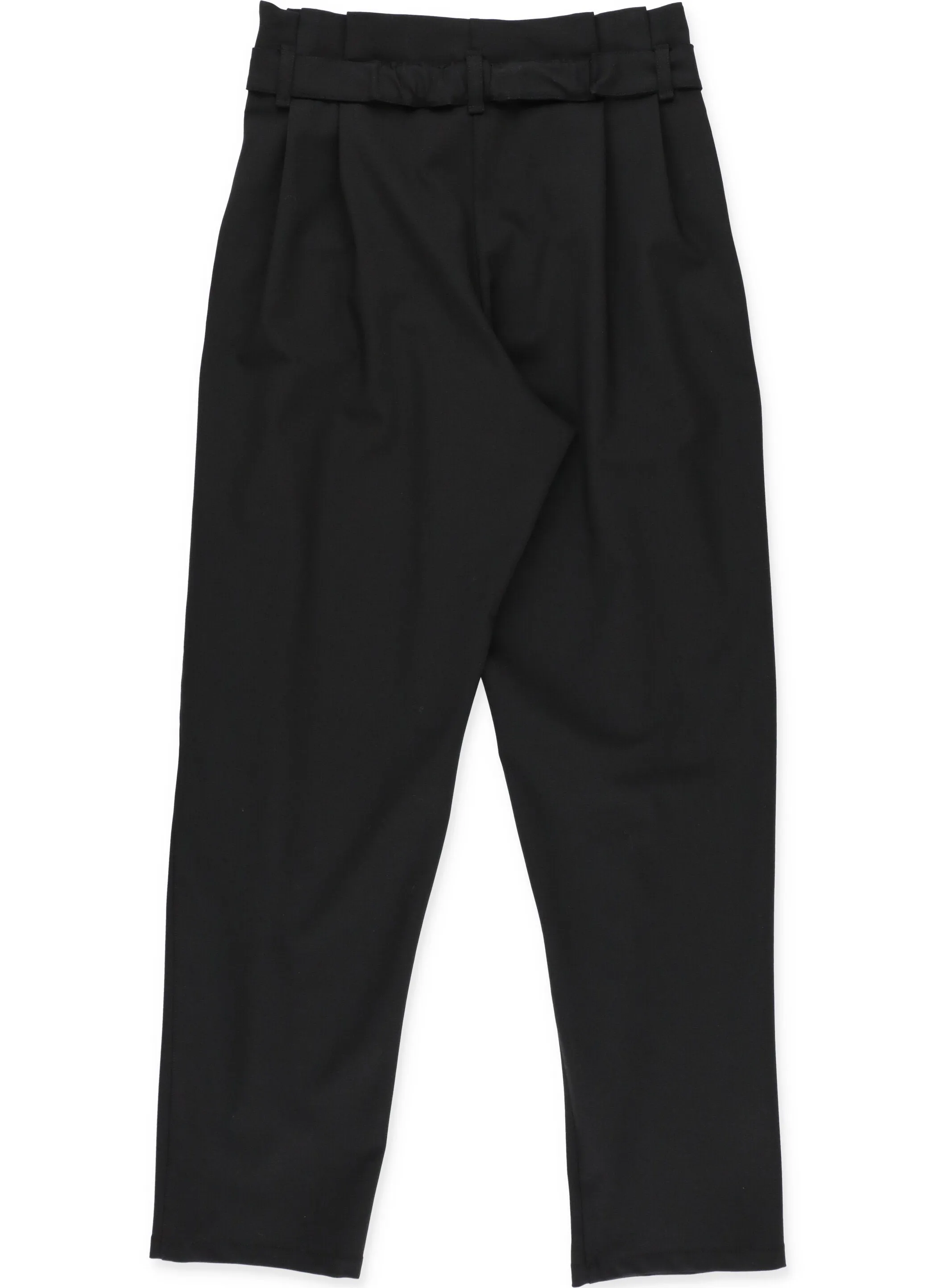 Balmain Kids Button Detail Belted Pants