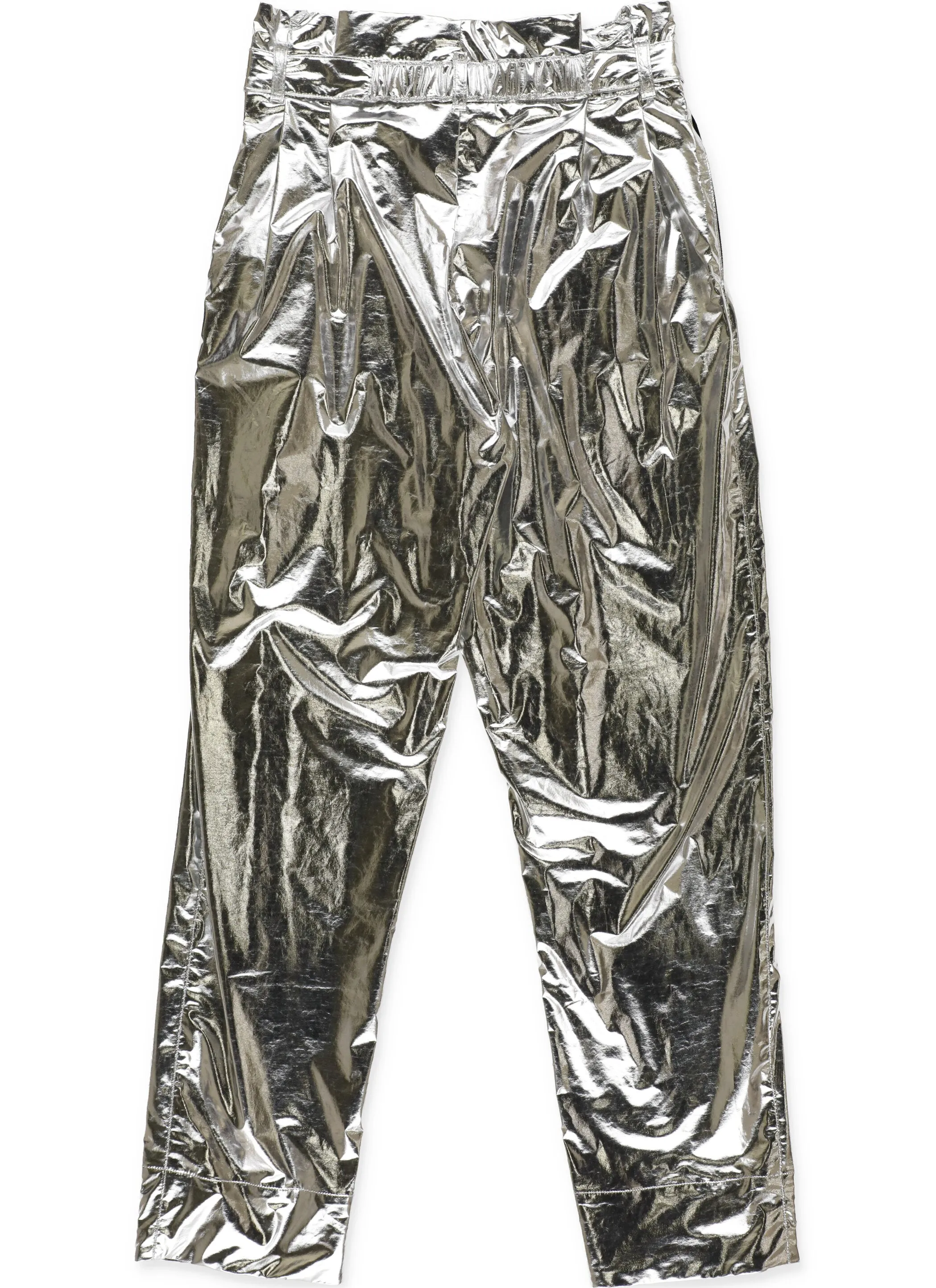 Balmain Kids Button Detail Laminated Pants