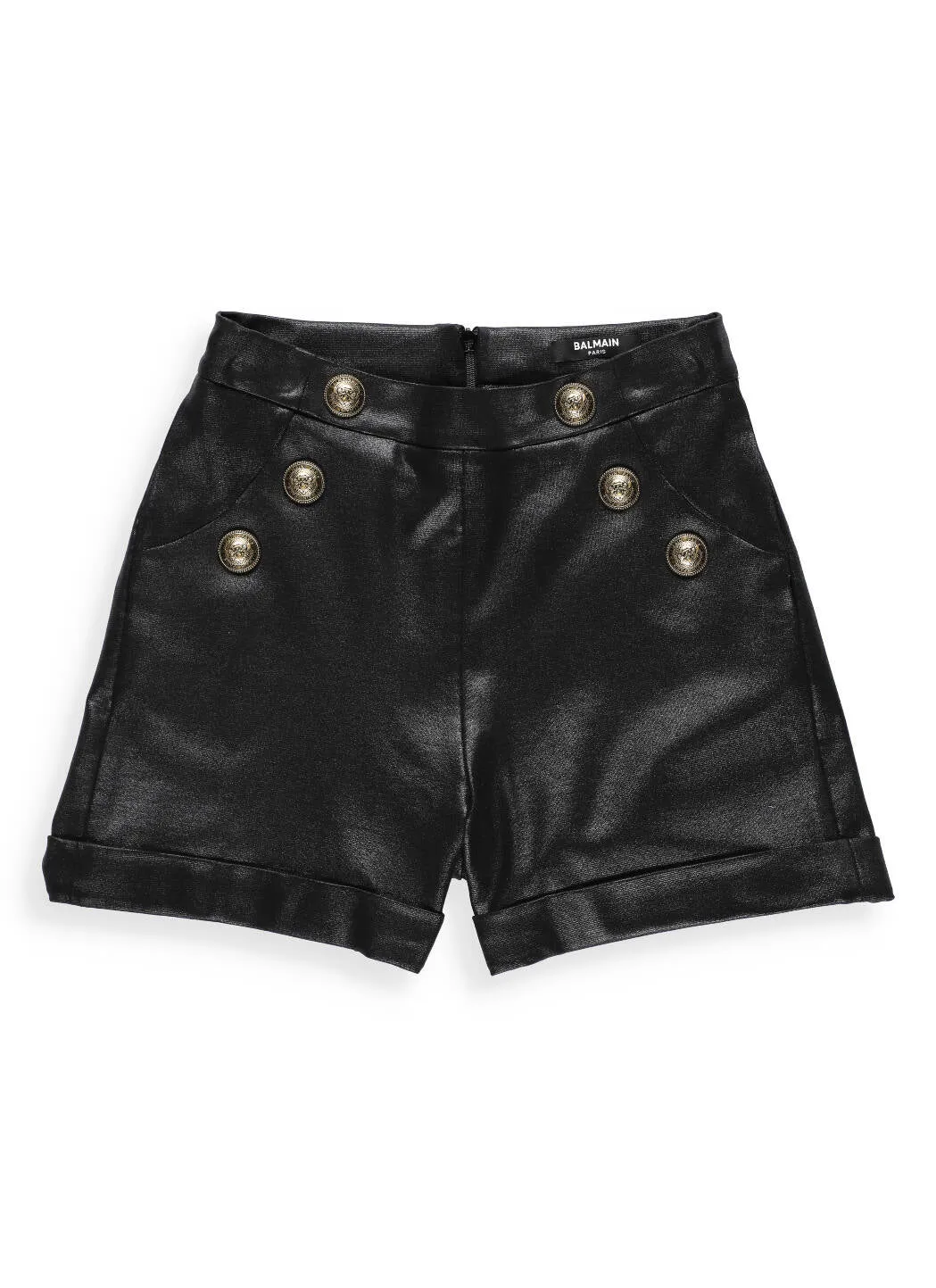 Balmain Kids Button Detail Shorts
