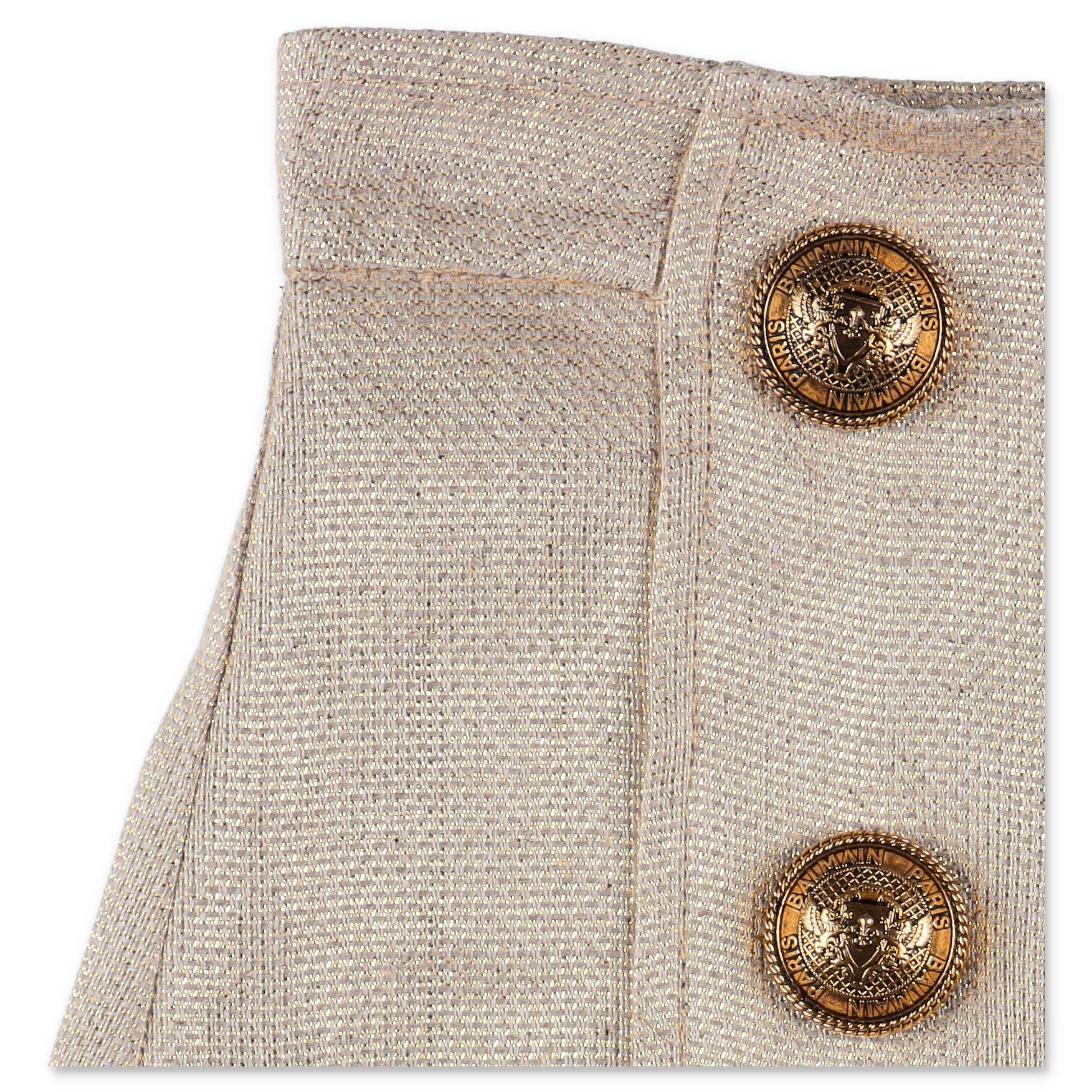 Balmain Kids Button Detail Skirt