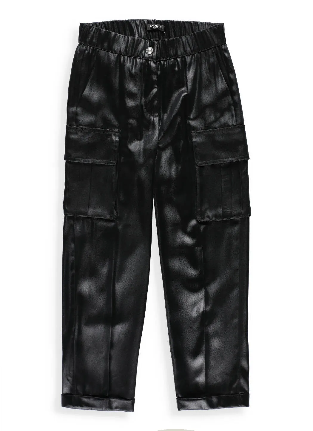 Balmain Kids Coated Pocket Detail Pants