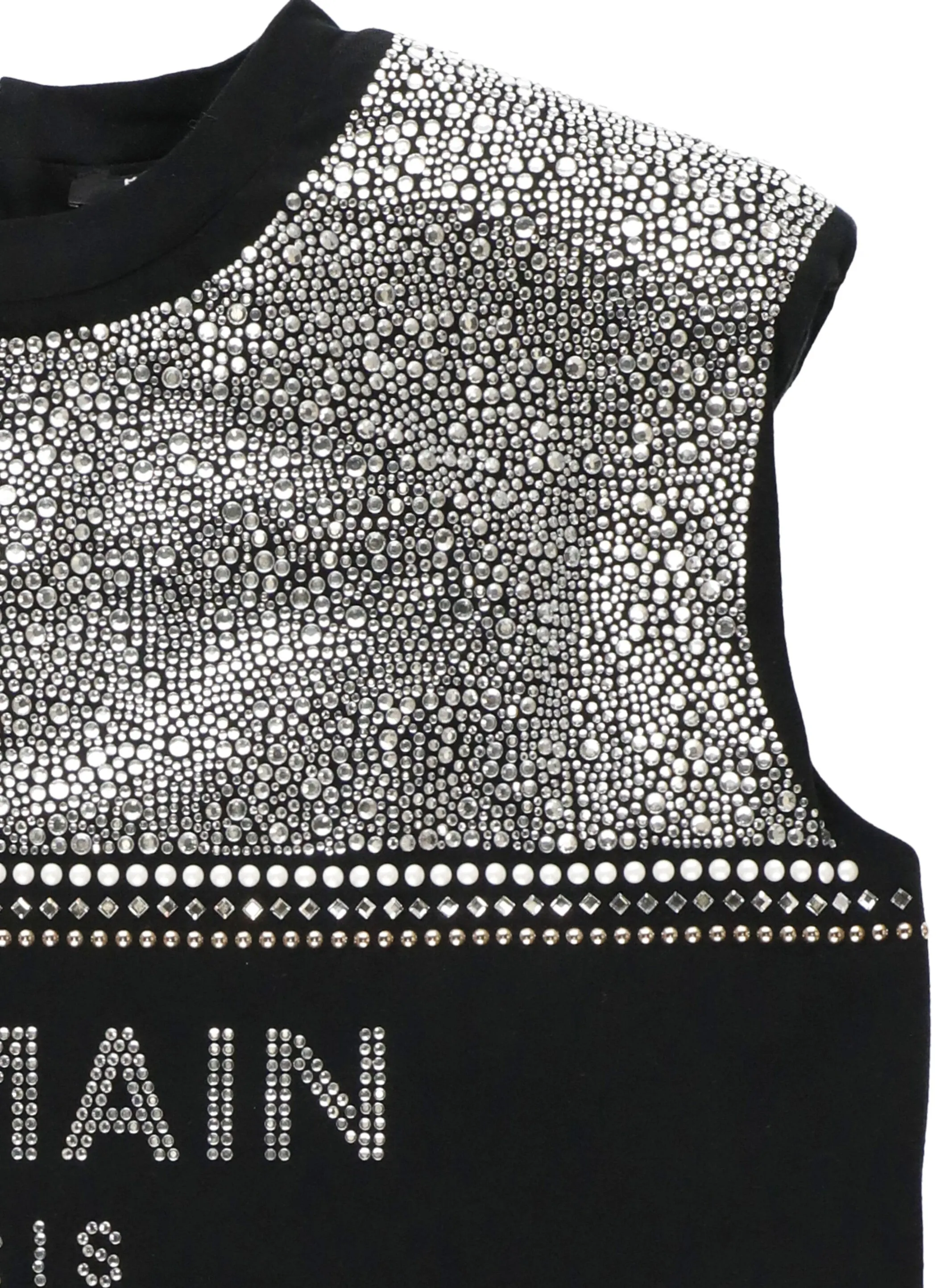 Balmain Kids Embellished Sleeveless Tank Dress