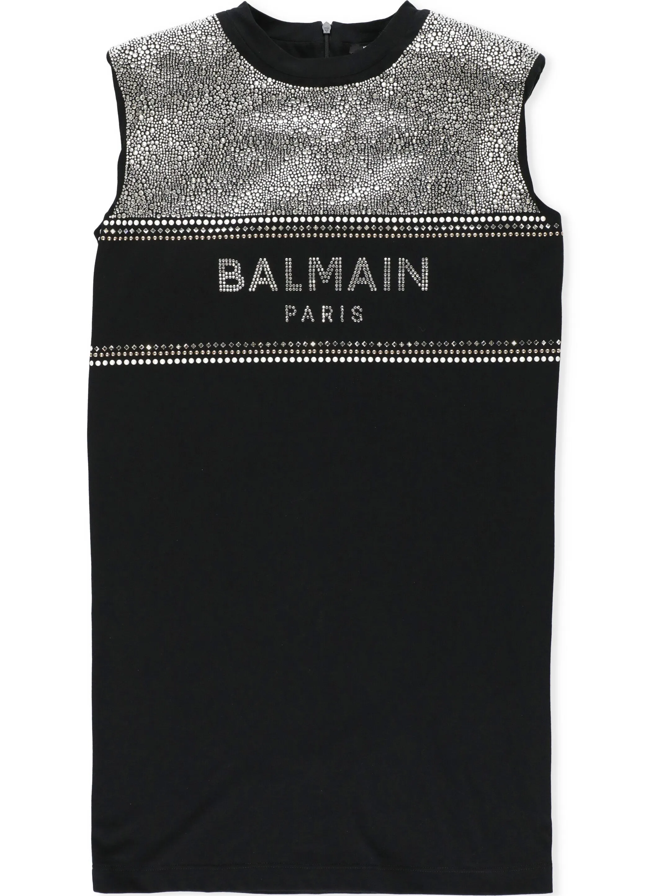 Balmain Kids Embellished Sleeveless Tank Dress