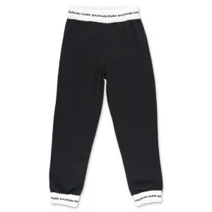Balmain Kids Logo Band Track Pants