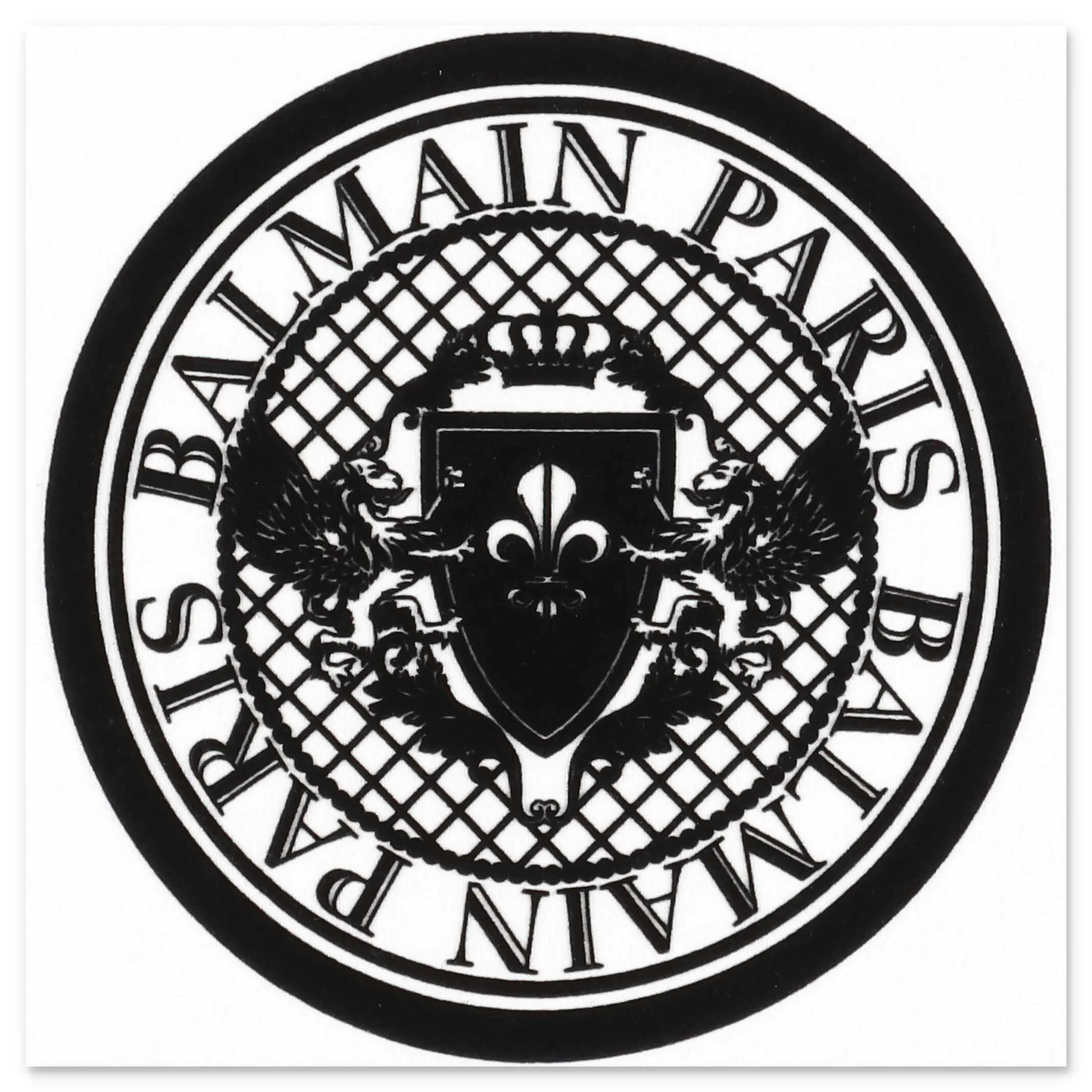 Balmain Kids Logo Crest Print T-Shirt