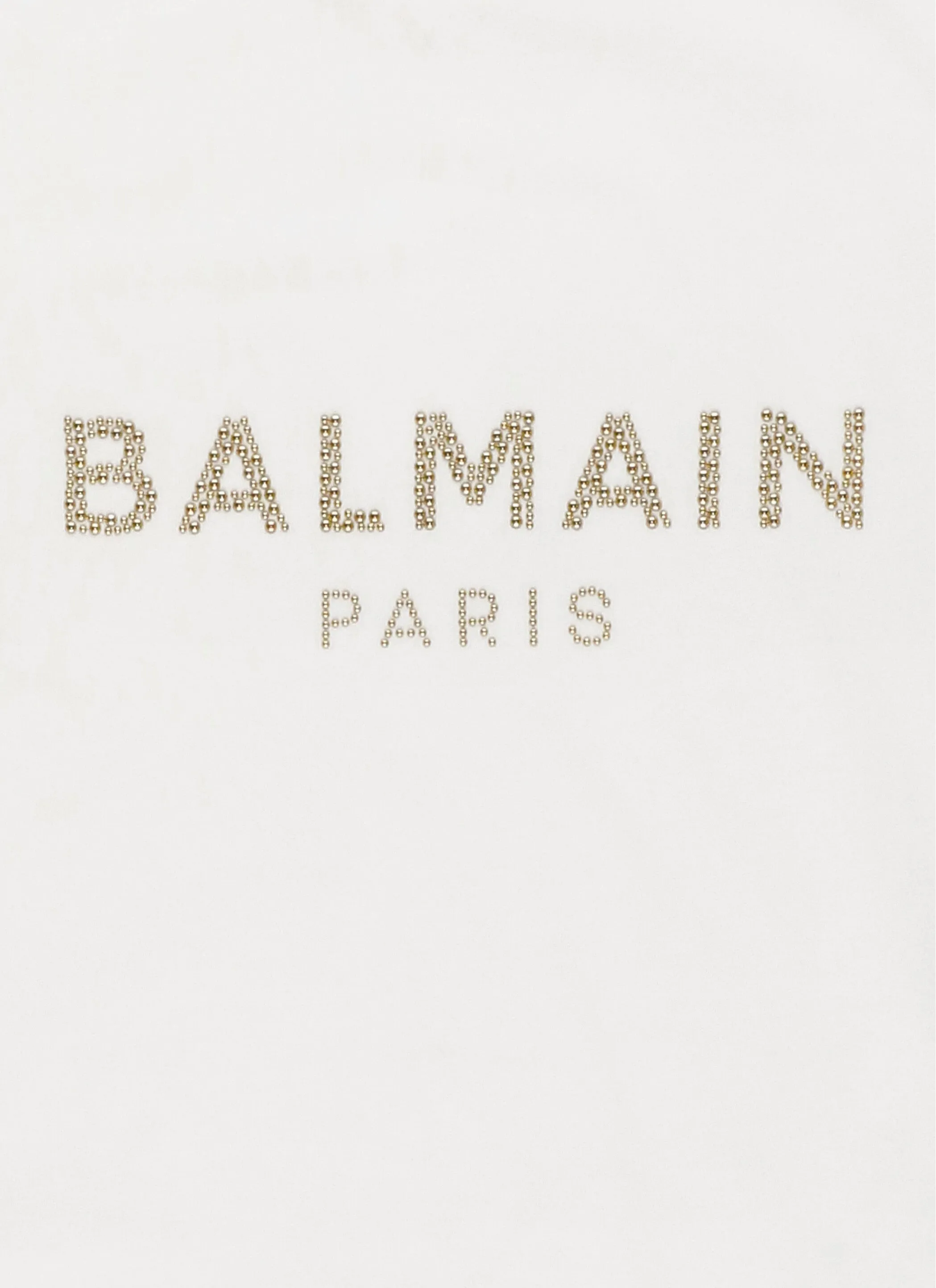Balmain Kids Logo Embellished Crewneck T-Shirt