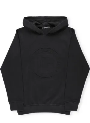 Balmain Kids Logo Embossed Hoodie