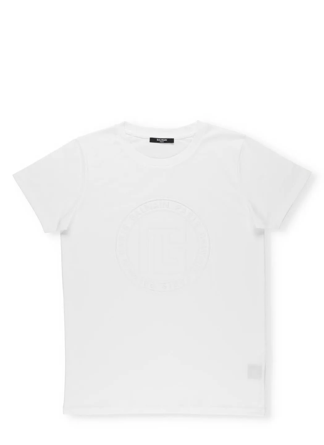 Balmain Kids Logo Embossed T-Shirt