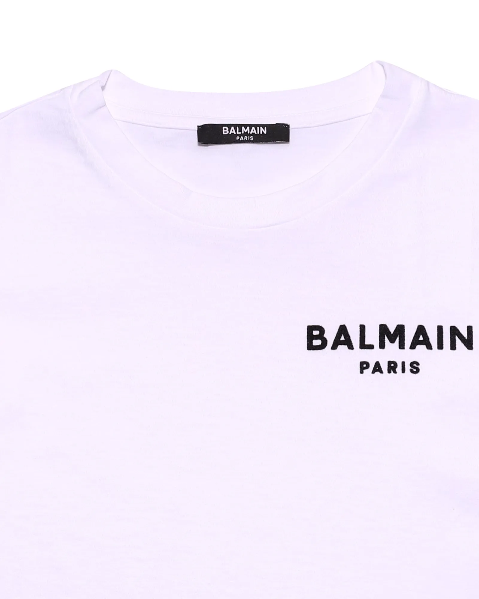 Balmain Kids Logo Embroidered Crewneck T-Shirt