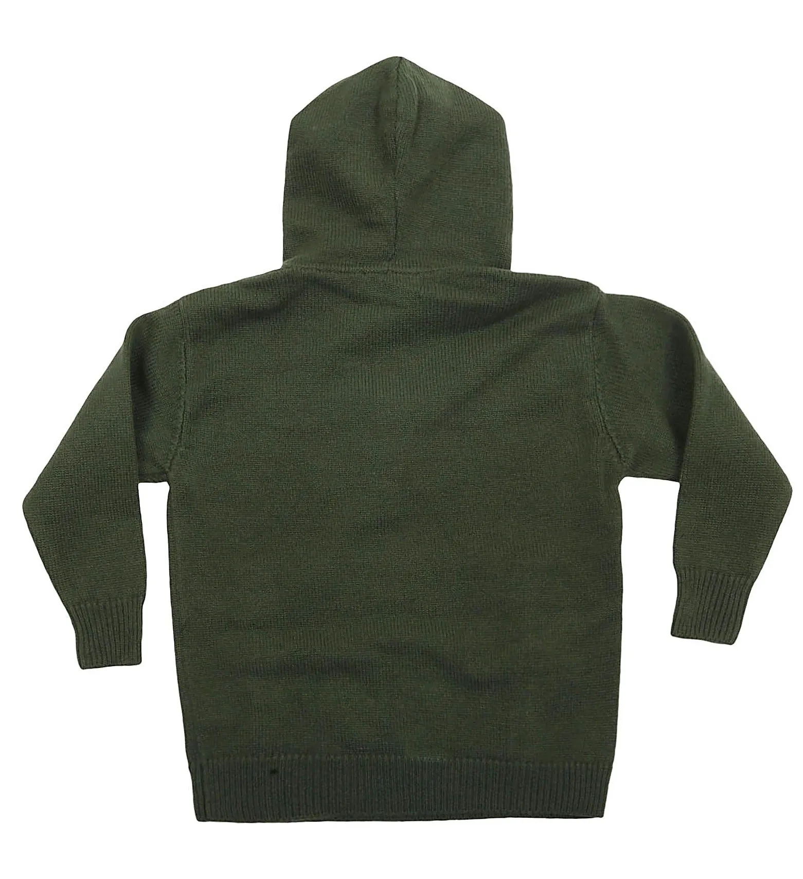Balmain Kids Logo Intarsia-Knit Hoodie