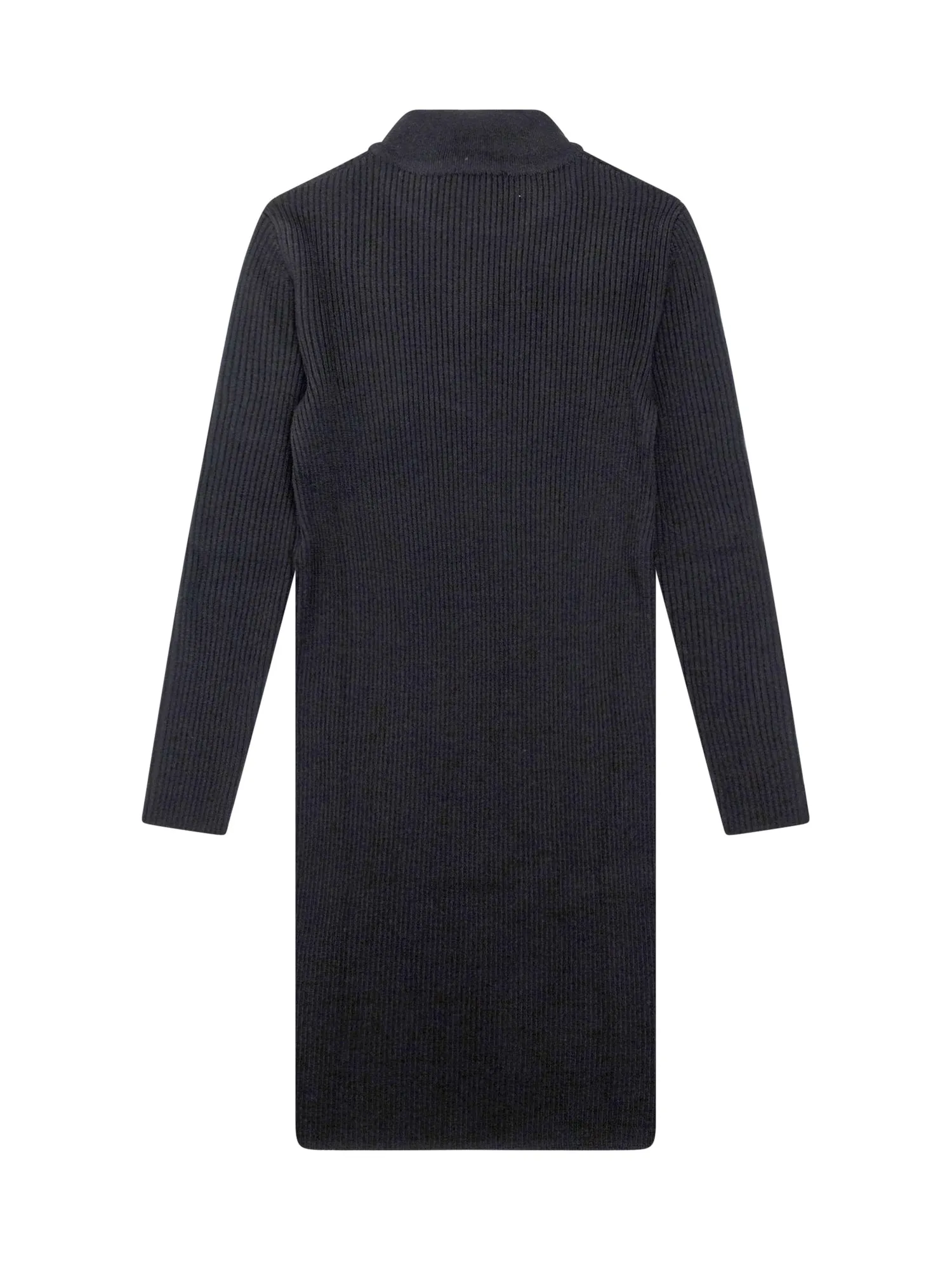 Balmain Kids Logo Intarsia Knitted Dress