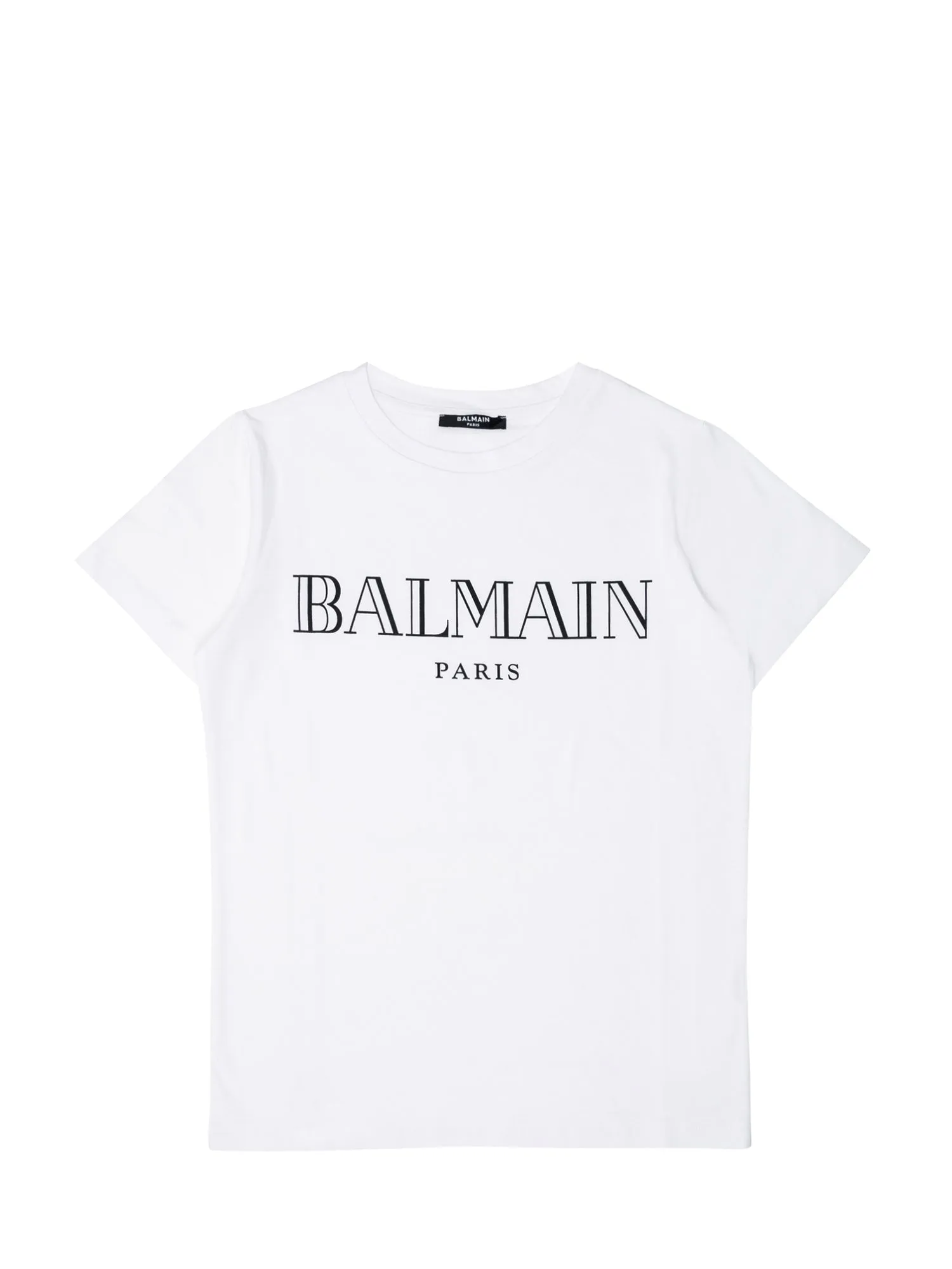 Balmain Kids Logo Print Crewneck T-Shirt
