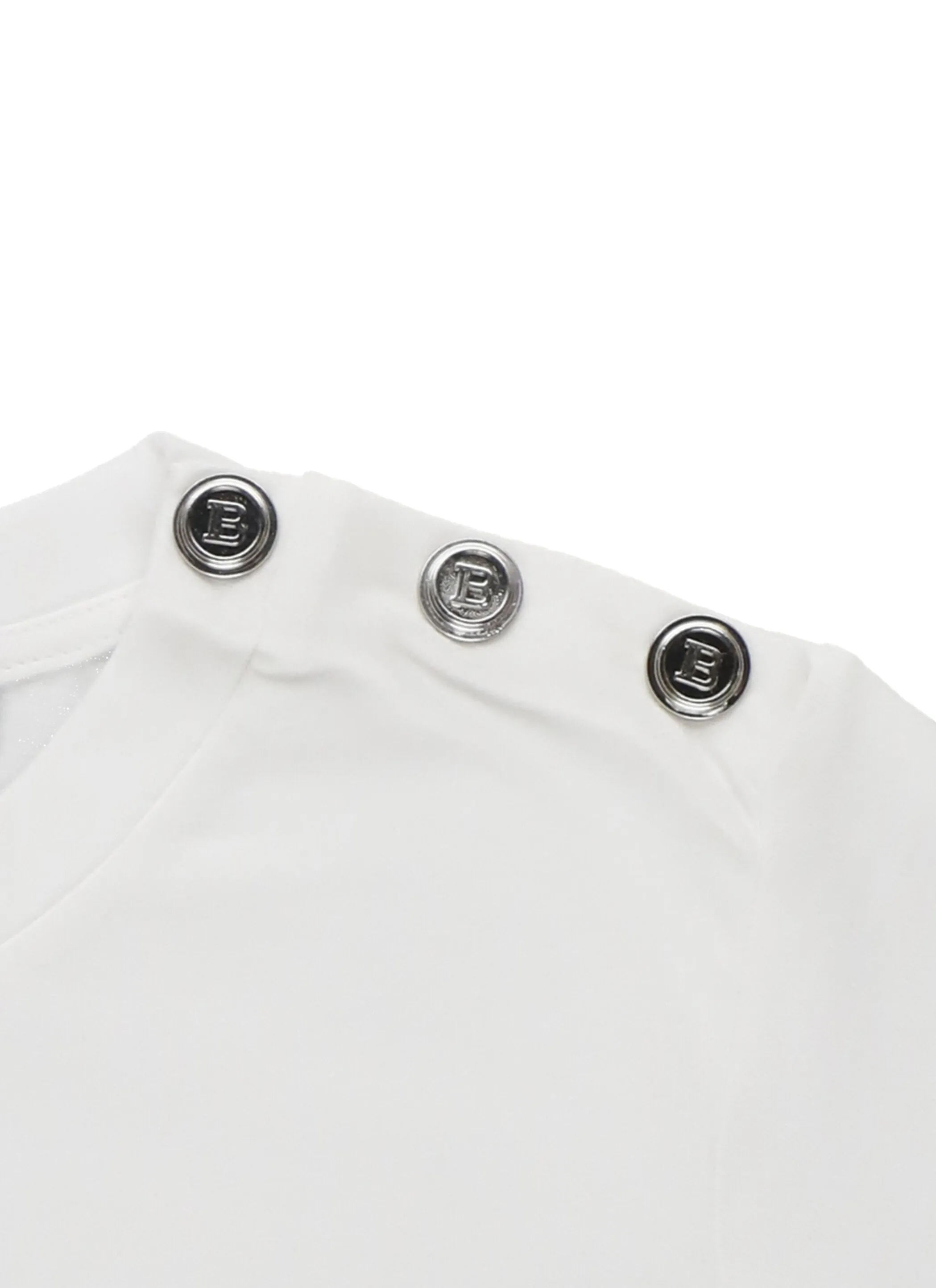 Balmain Kids Logo Print Crewneck T-Shirt