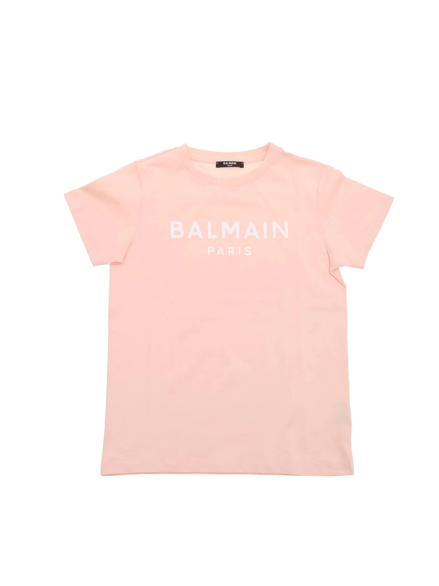 Balmain Kids Logo Print Crewneck T-Shirt