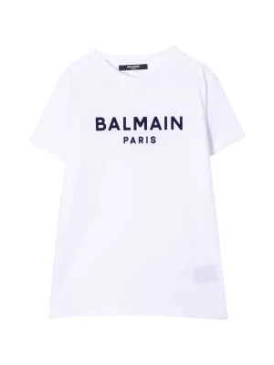 Balmain Kids Logo Print T-Shirt