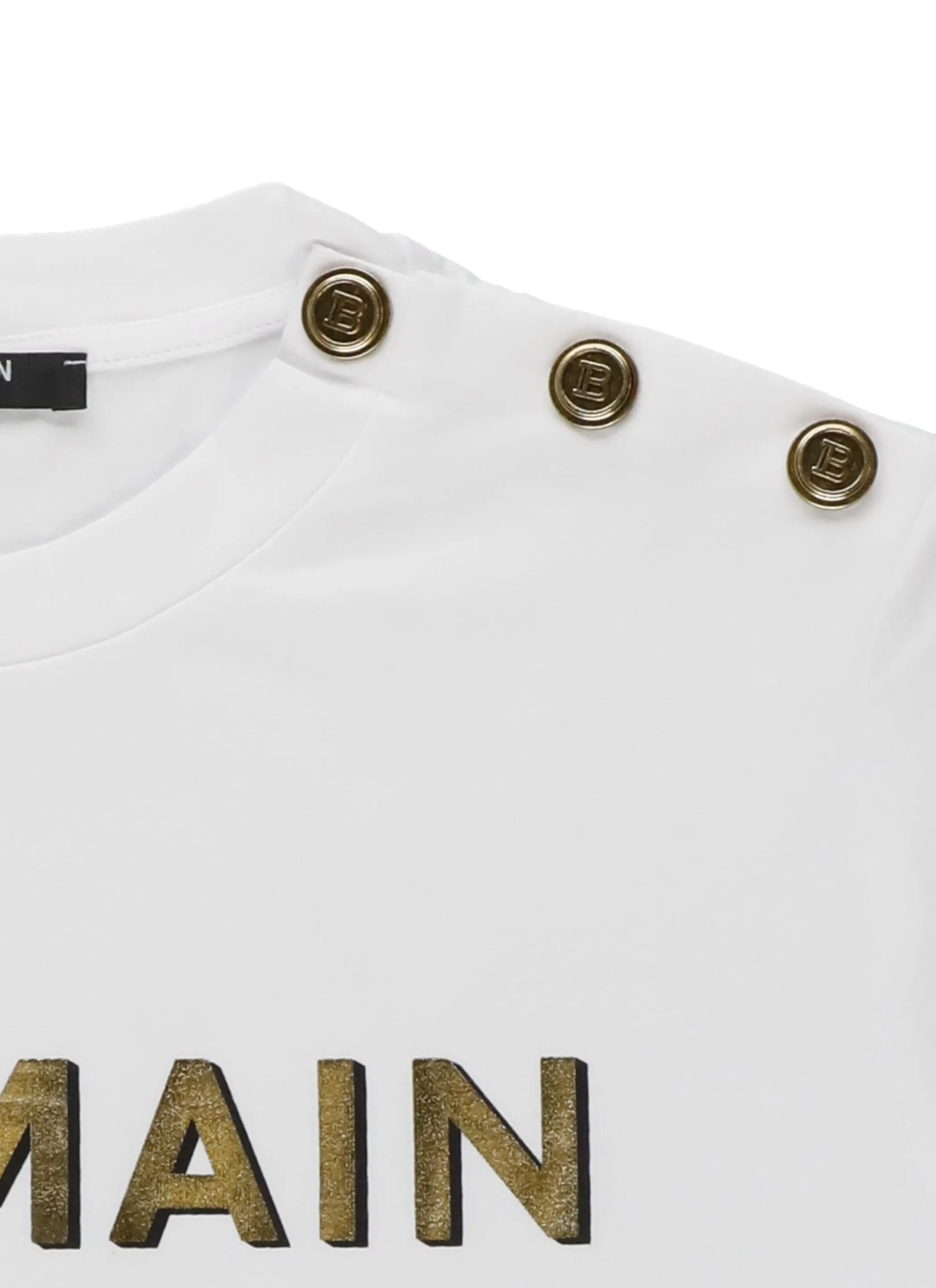 Balmain Kids Logo Print T-Shirt
