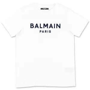 Balmain Kids Logo Print T-Shirt