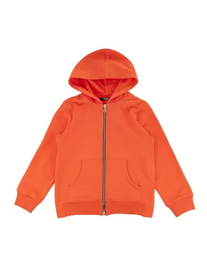 Balmain Kids Logo Print Zip Hoodie