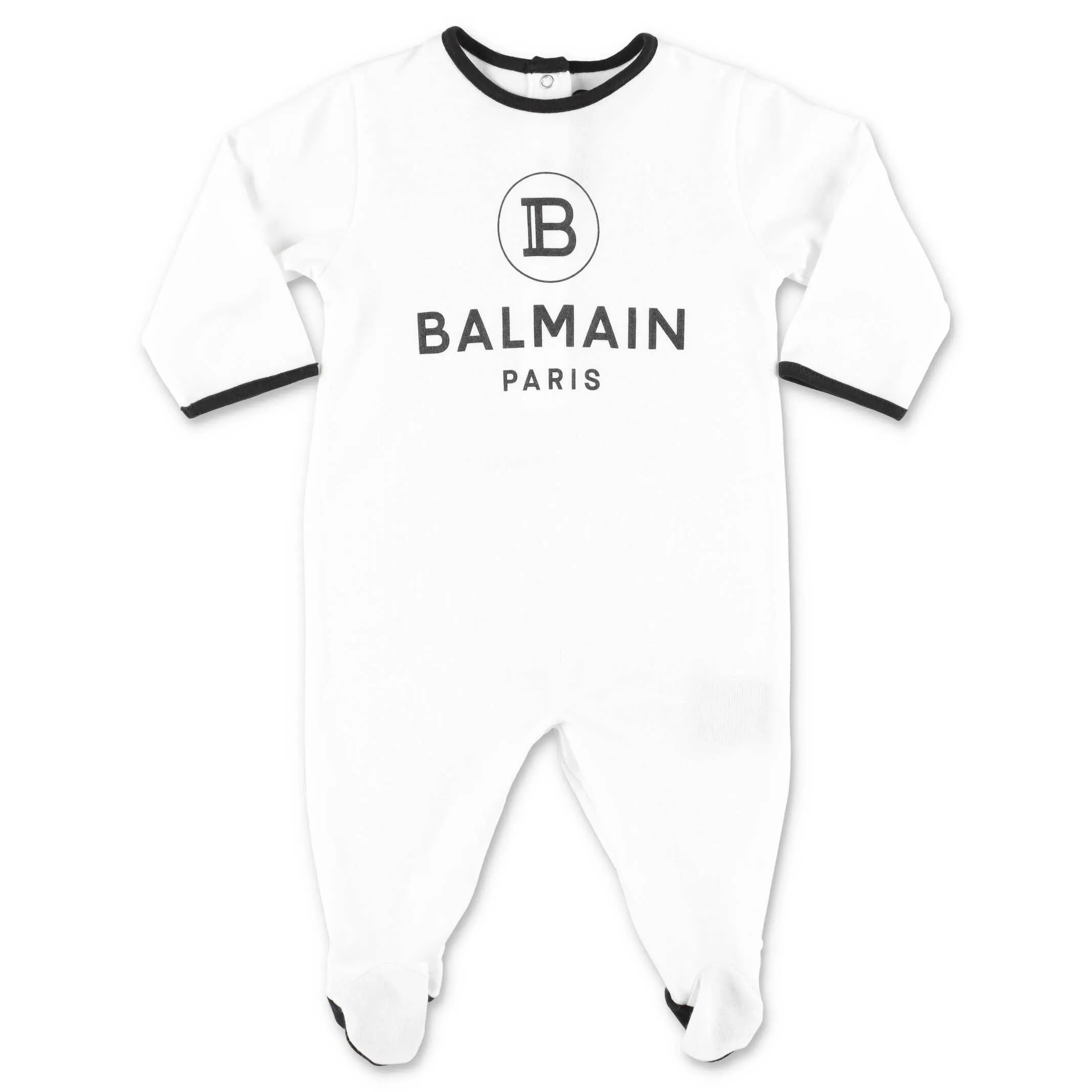 Balmain Kids Logo Printed Babygrow Set