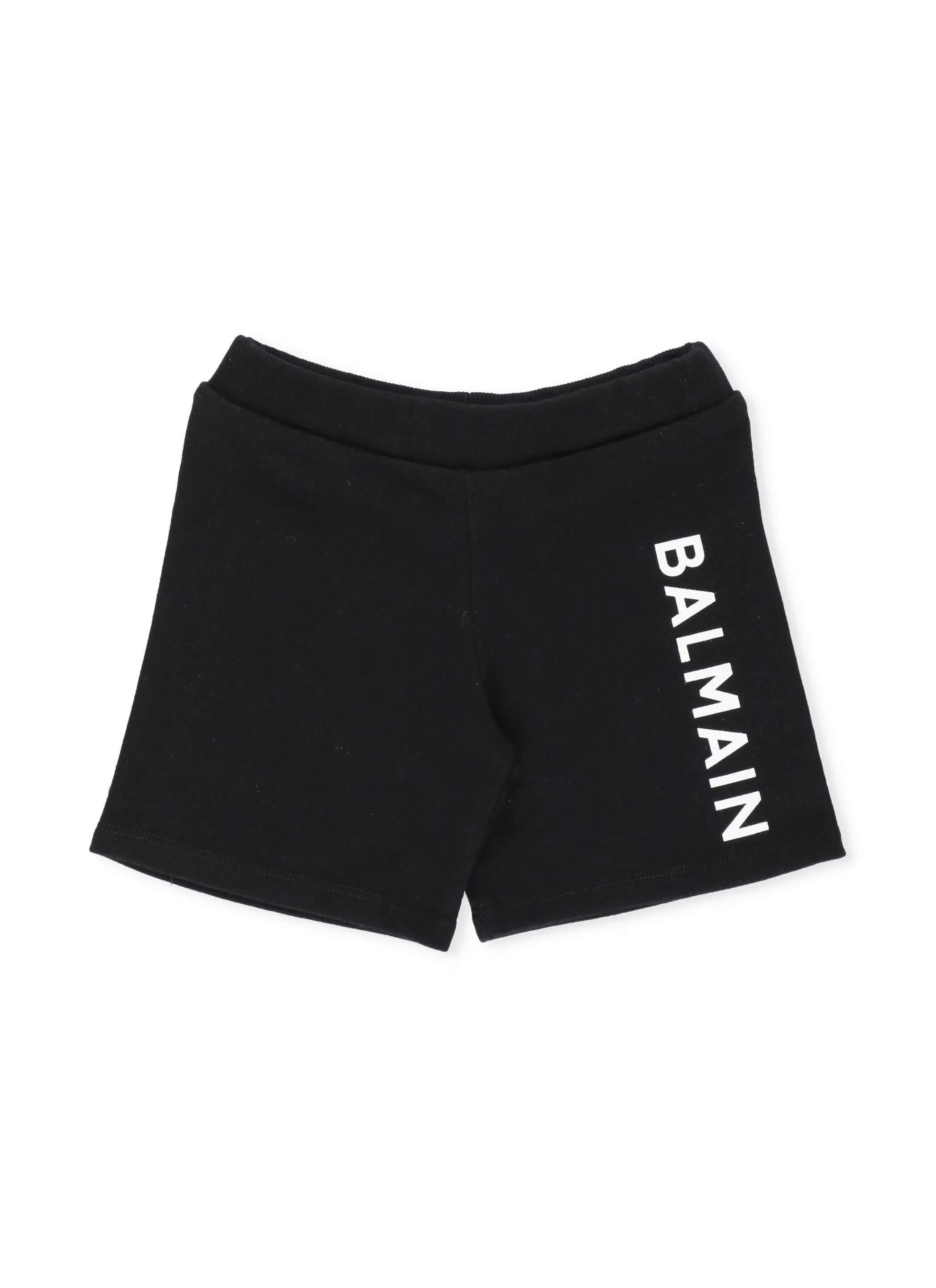 Balmain Kids Logo Printed Bermuda Shorts