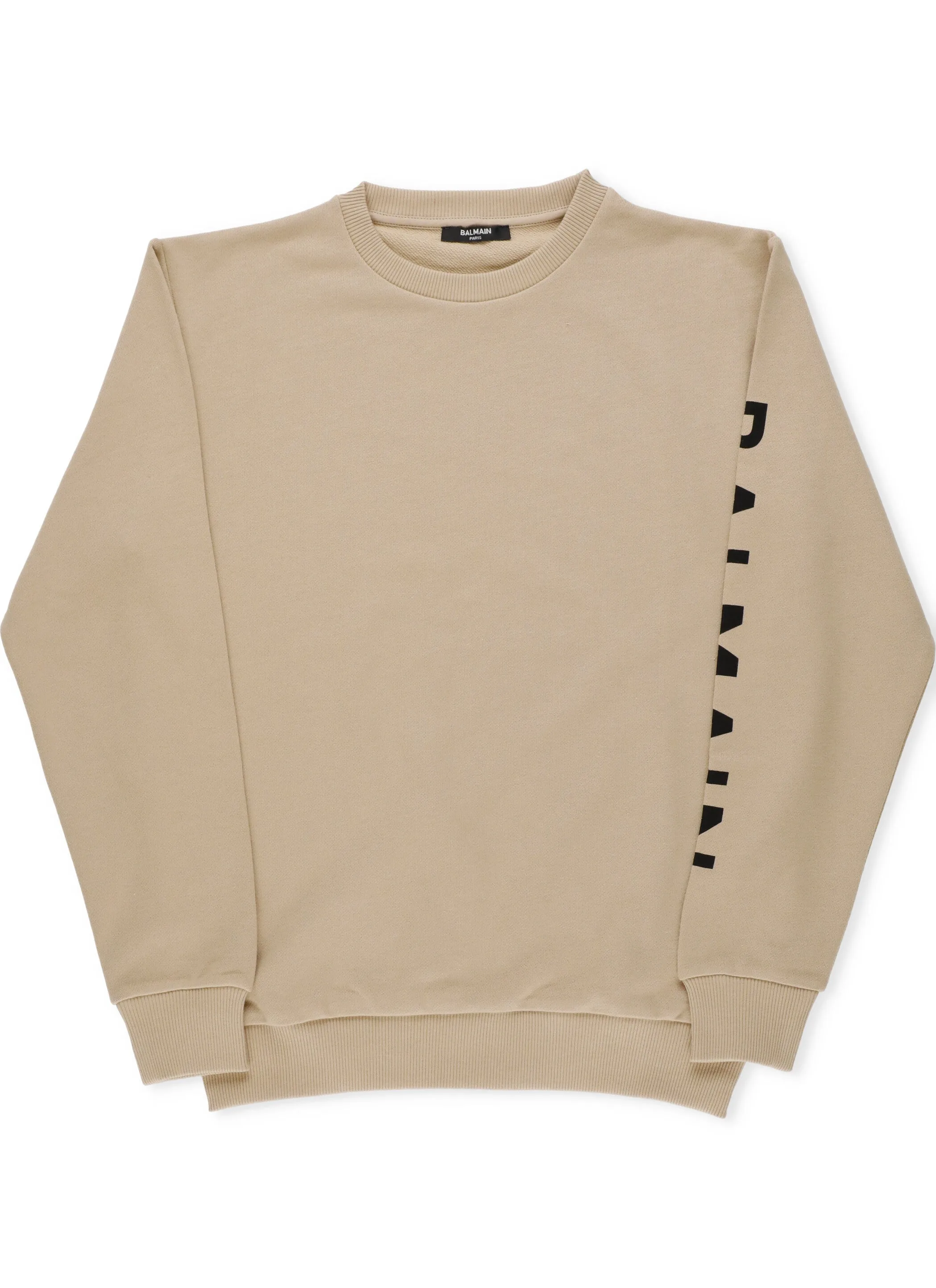 Balmain Kids Logo Printed Crewneck Sweatshirt
