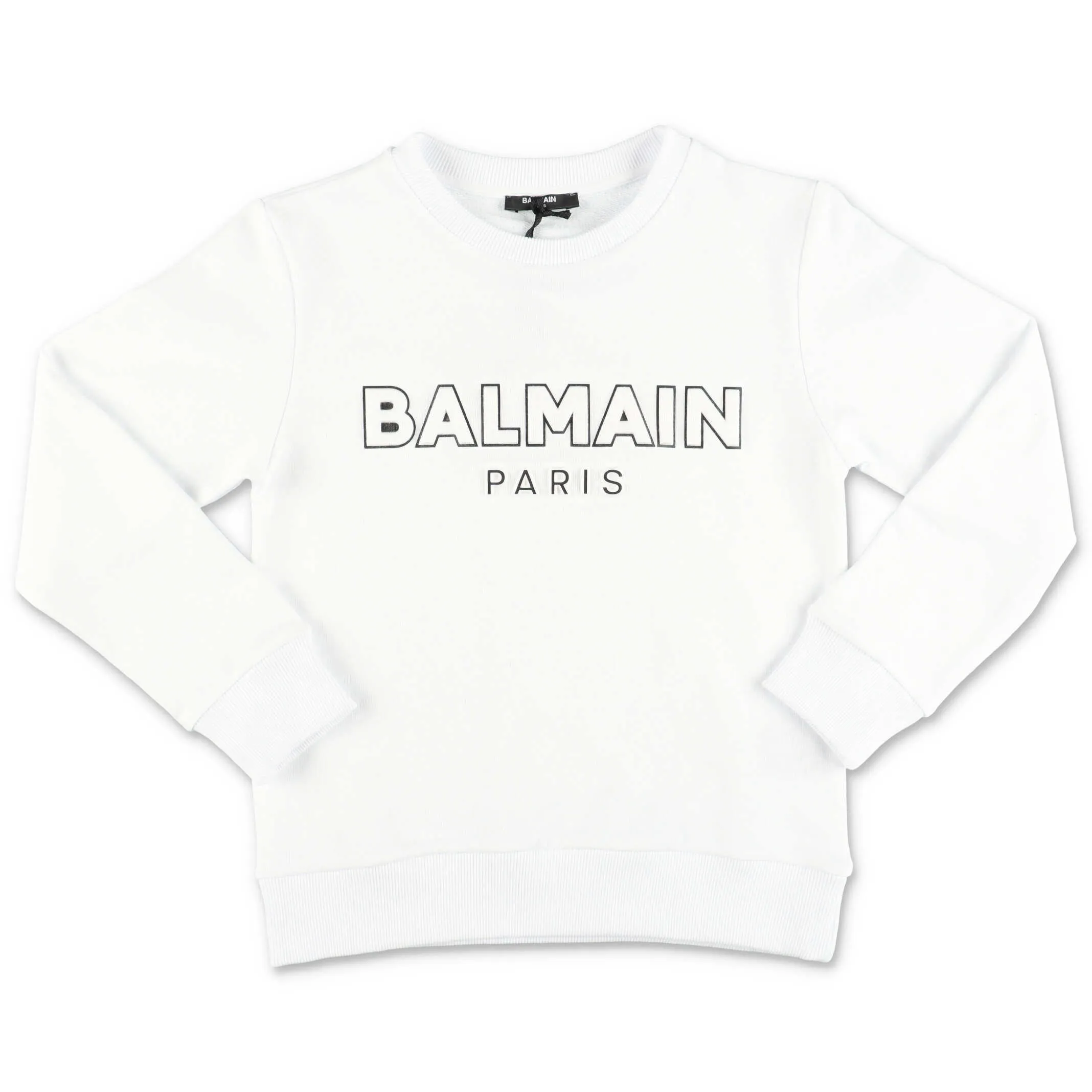 Balmain Kids Logo Printed Crewneck Sweatshirt