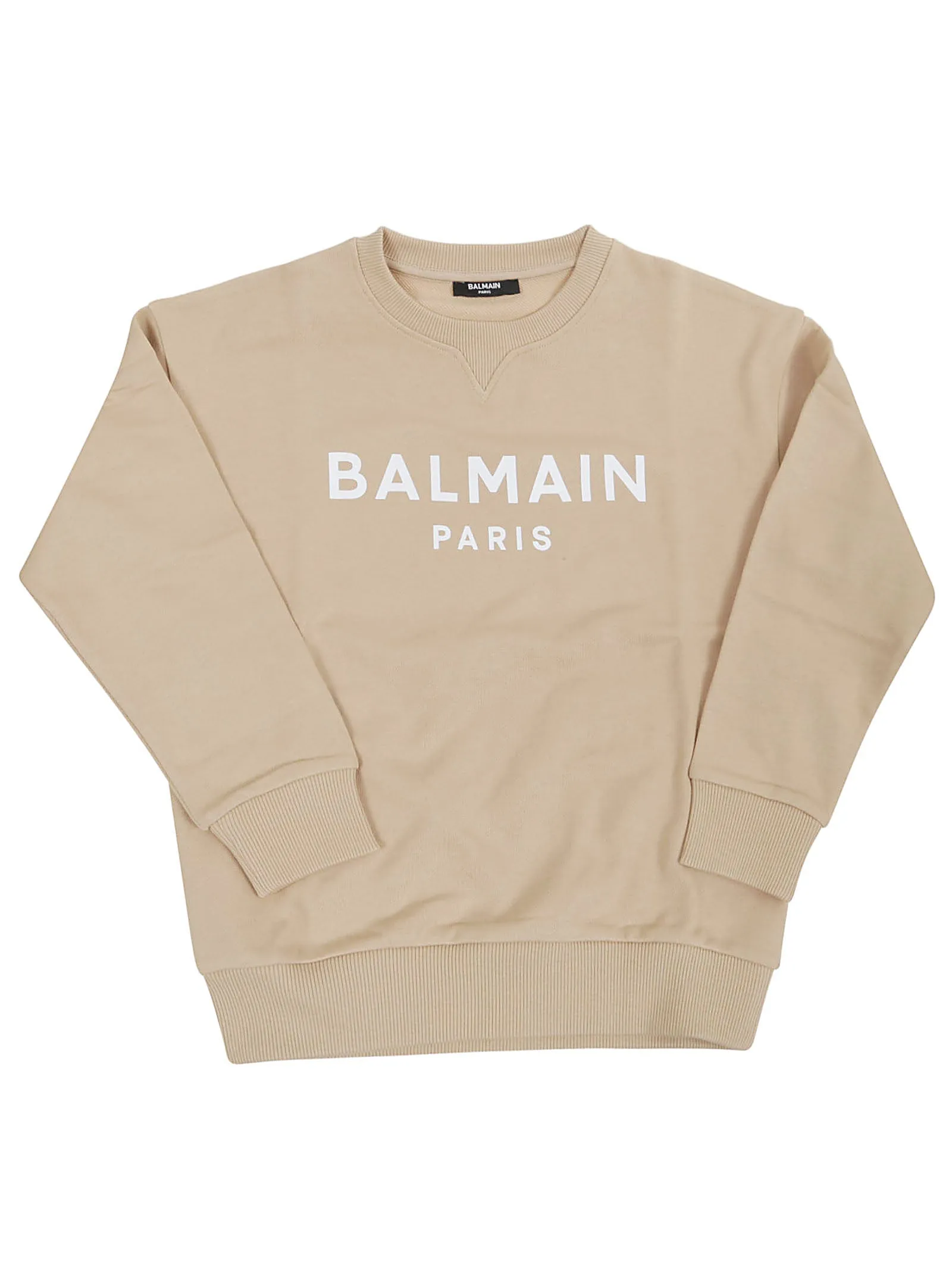 Balmain Kids Logo Printed Crewneck Sweatshirt