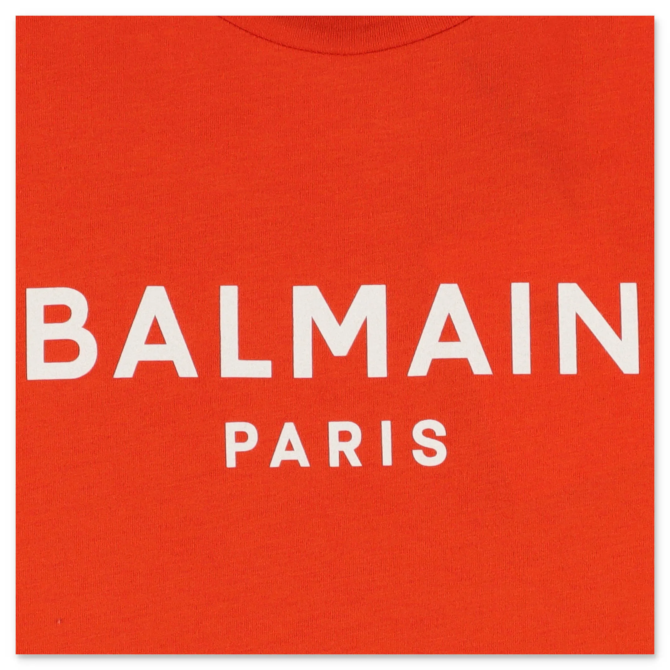 Balmain Kids Logo Printed Crewneck T-Shirt