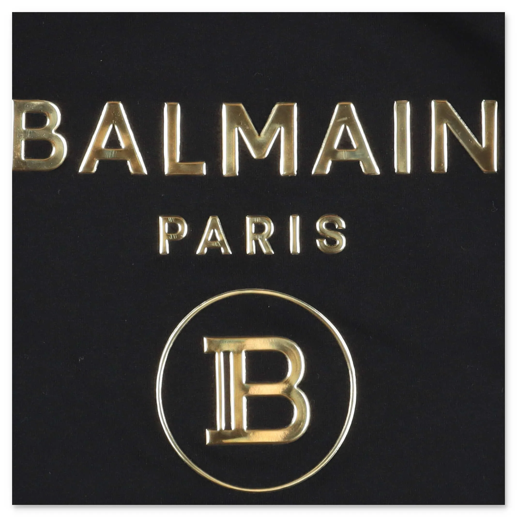 Balmain Kids Logo Printed Crewneck T-Shirt