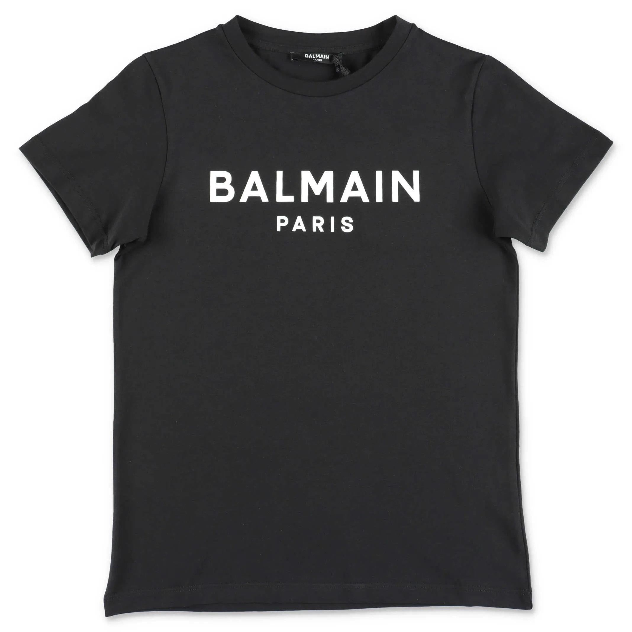 Balmain Kids Logo Printed Crewneck T-Shirt