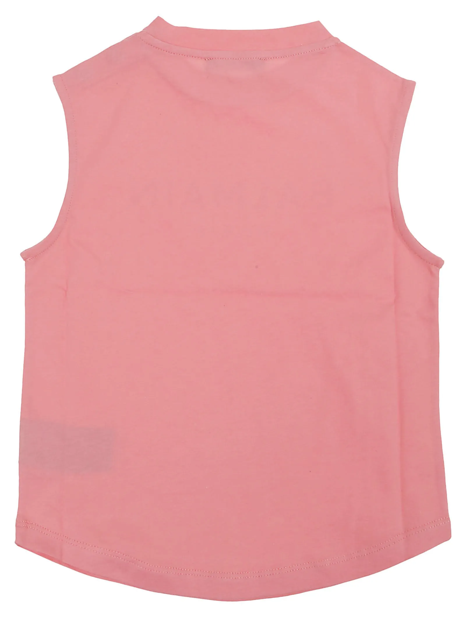 Balmain Kids Logo Printed Sleeveless Top