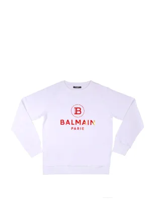 Balmain Kids Logo Printed Sweatshirt