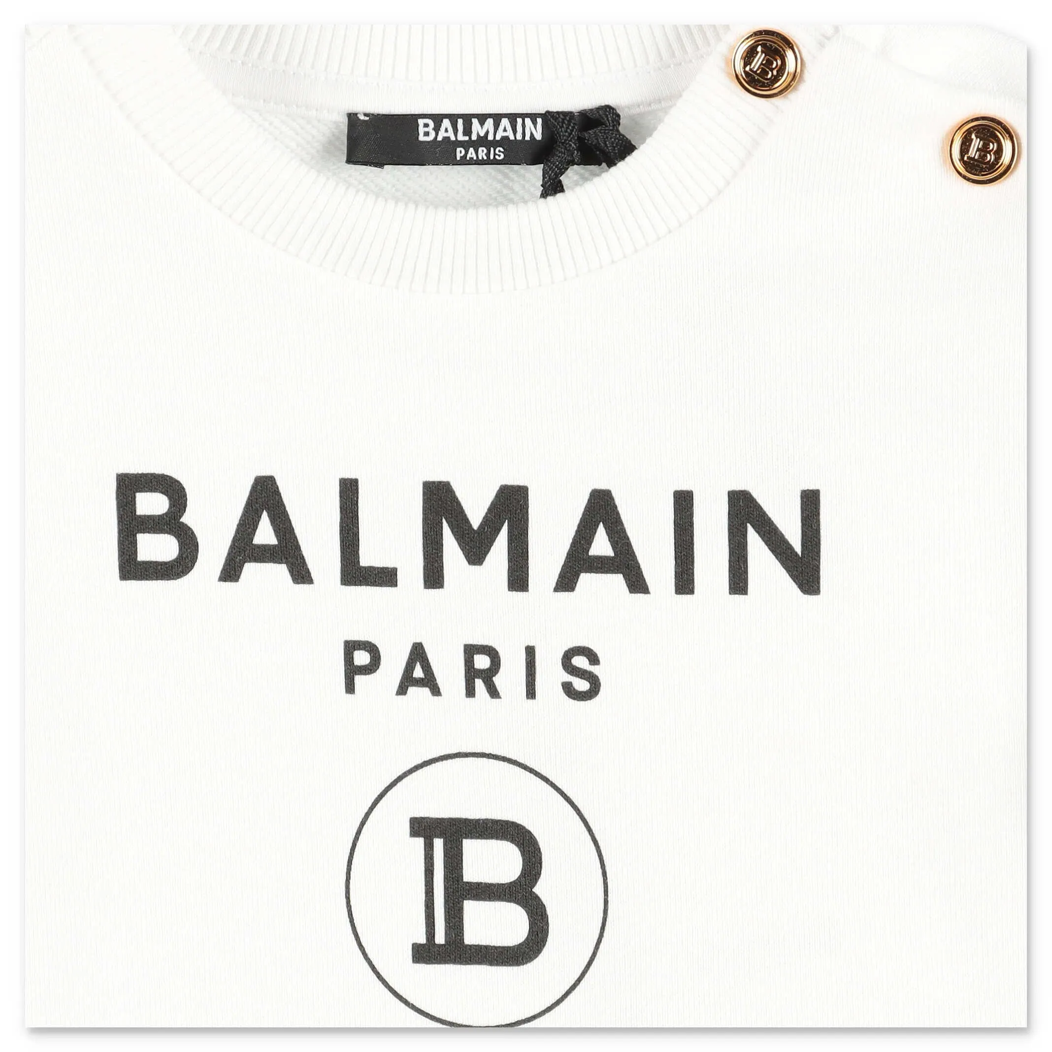 Balmain Kids Logo Printed Sweatshirt