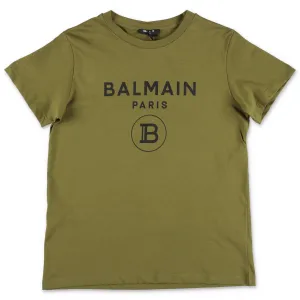 Balmain Kids Logo Printed T-Shirt