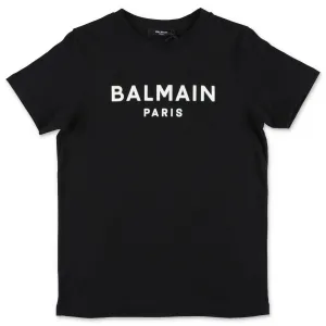 Balmain Kids Logo Printed T-Shirt