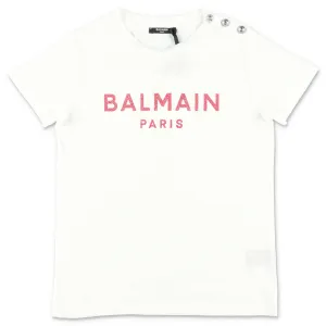 Balmain Kids Logo Printed T-Shirt