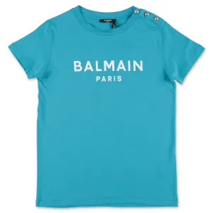 Balmain Kids Logo Printed T-Shirt