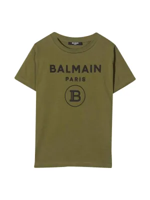 Balmain Kids Logo Printed T-Shirt
