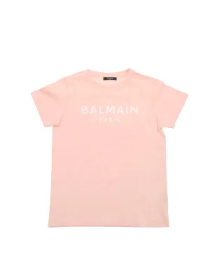Balmain Kids Logo Printed T-Shirt