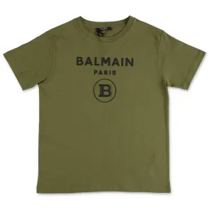 Balmain Kids Logo Printed T-Shirt